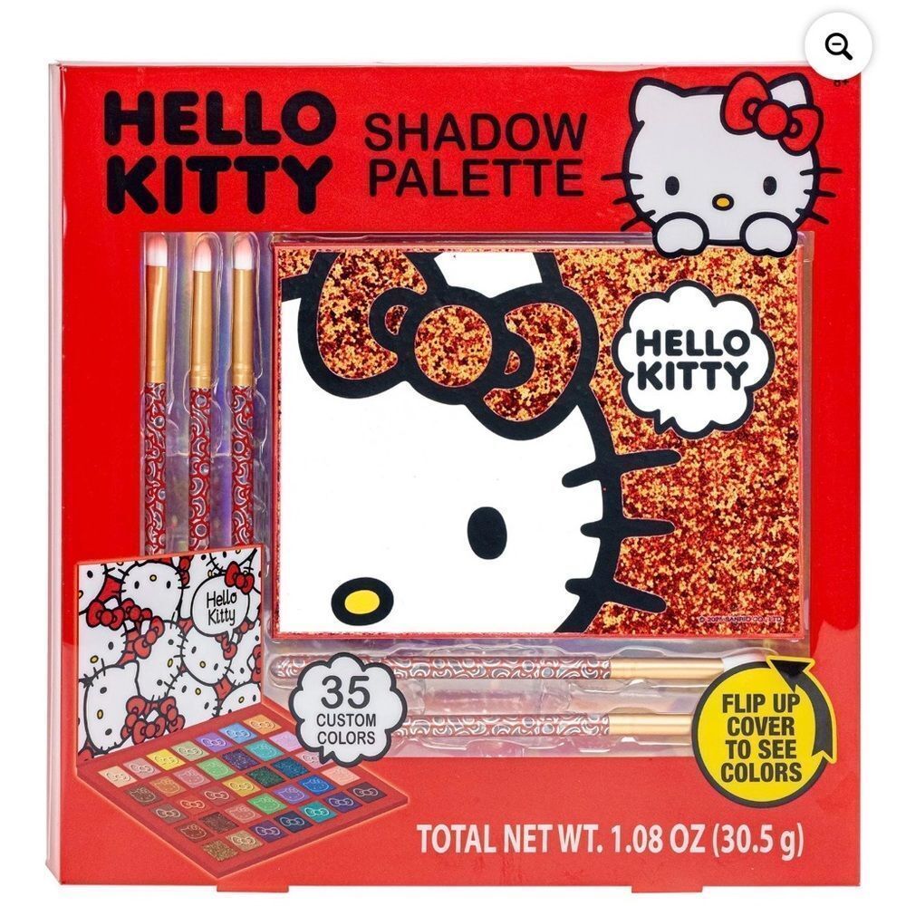 New Hello Kitty 35-color Eyeshadow Pallette NWT
